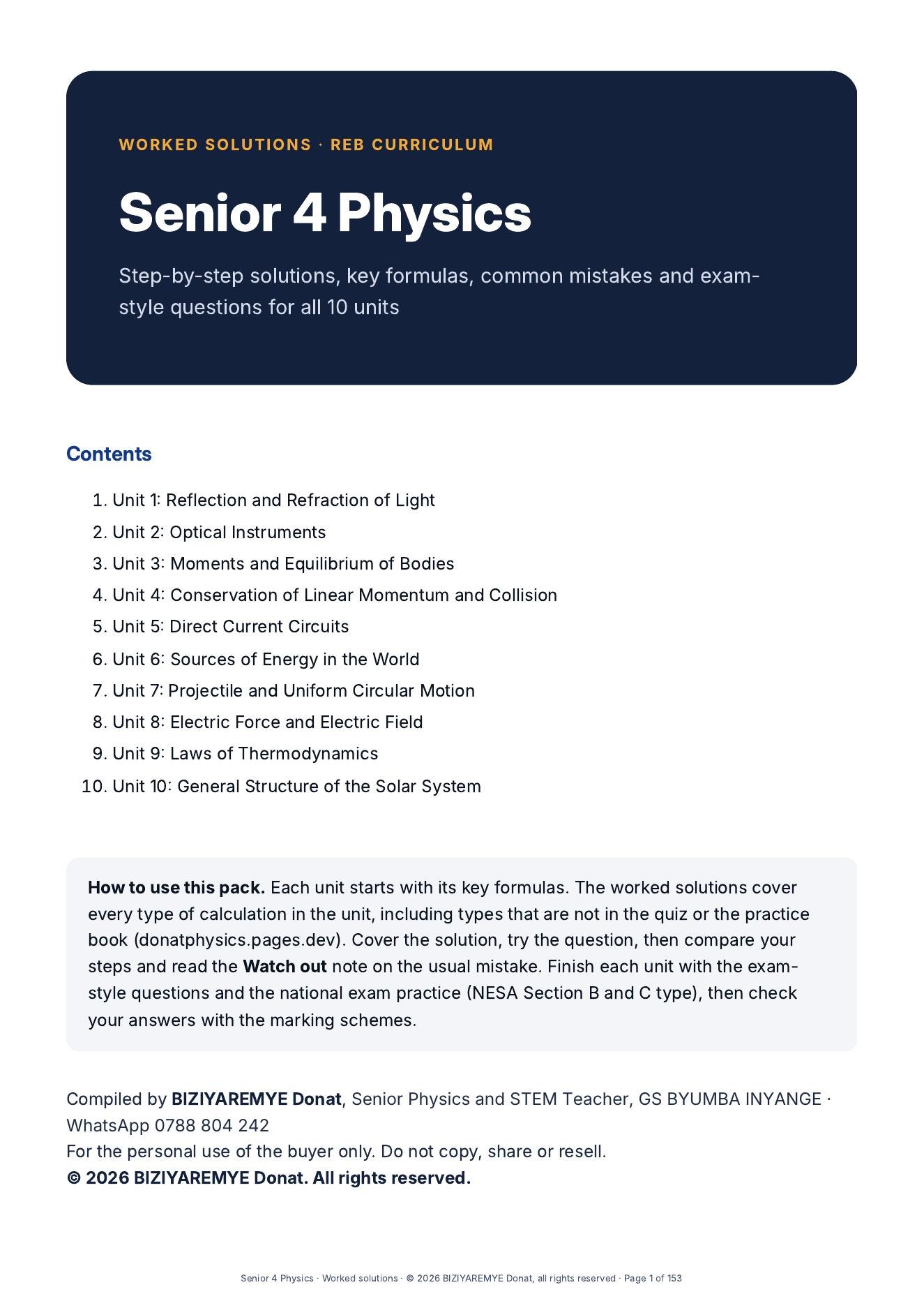 Cover of the Senior 4 pack